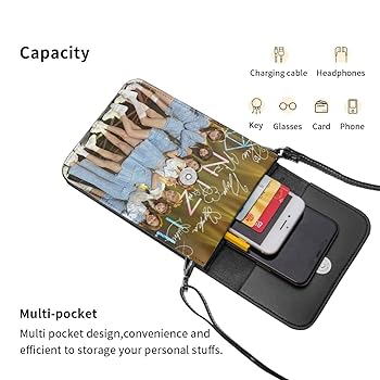 Amazon.co.jp: Niziu ニジューグッズ スマホポーチ本革